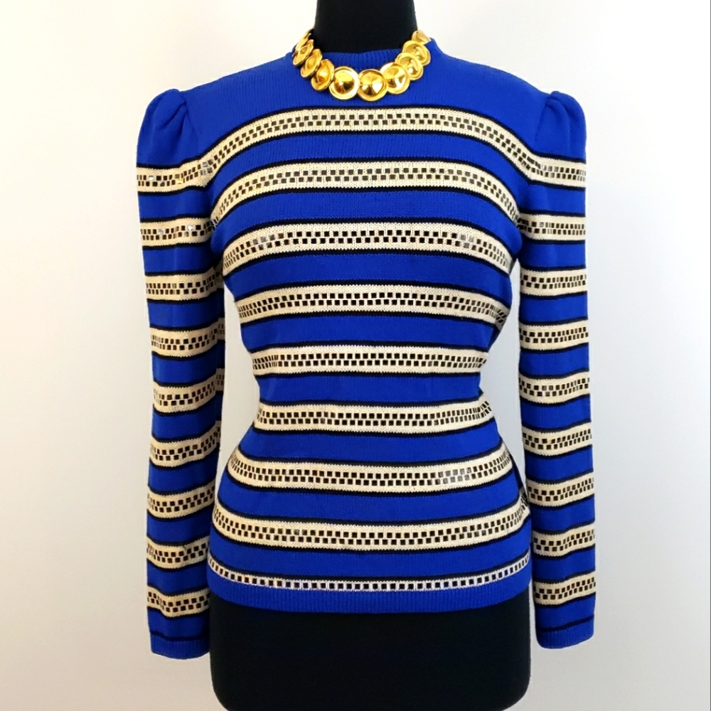 St.John Stretch Knit Sweater